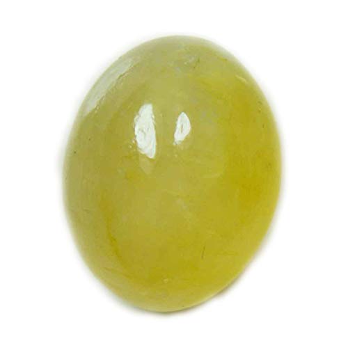 Cabochon œil de chat naturel jaune ovale pierre en vrac fabrication bijoux DIY