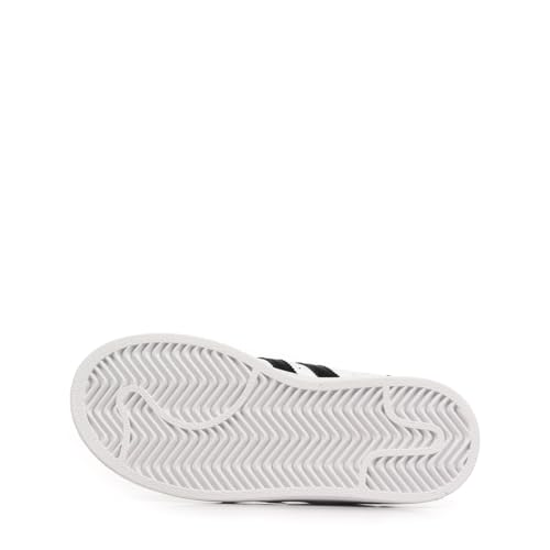 Basket adidas Superstar II C JH9980 pour enfant en cuir blanc et noir - 6