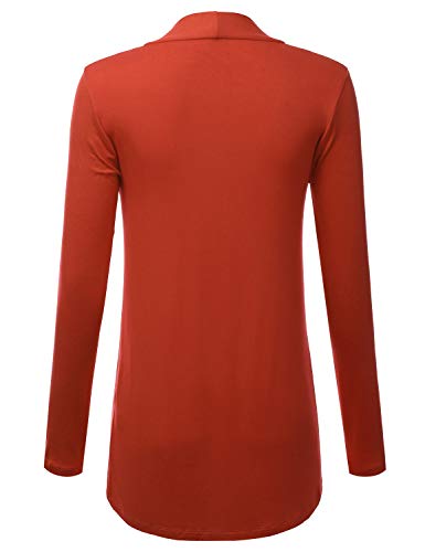 Image of LALABEE Women's Draped Open-Front Long Sleeve Light Weight Cardigan (S~3XL)