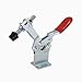 CN-BOGONG 4PCS GH-225-DHB Toggle Clamp 550Lbs /250KG Holding Capacity Heavy Antislip Heavy Duty Toggle Clamp Adjustable Hand Tool For Machine Operation, Woodworking, Welding (GH-225-DHB（Heighten）)