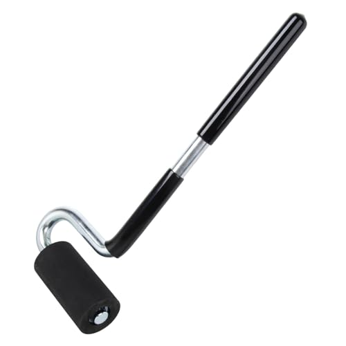 OSKOOL 12 Edge Banding Roller Rubber J Roller with Long Handle for Laminate Veneer Flooring and Wall Applications VAL006