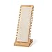 LEEleegang Présentoir de Bijoux en Bambou présentoir de Collier en Bois Multiple Collier chevalet vitrine Support d'affichage pour Colliers Porte-Assiettes
