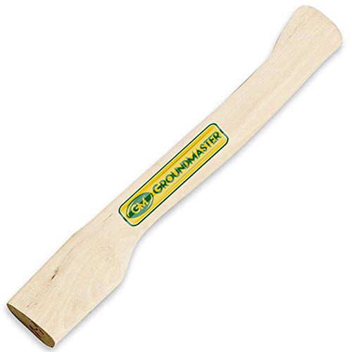 GroundMaster 12" - 24" Long Handheld Axe Handle - Strong Durable Hickory Shaft (24" (600mm))