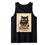 Kawaii Japanese Food Cat Lovers Retro Anime Tees