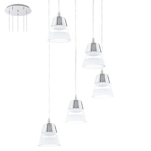 Preisvergleich Produktbild EGLO Innenleuchte, Verschiedene Materialien, Integriert, Silber