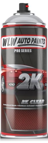 Xtremeauto Pro Series 2K Clear Coat Aerosol 400ml Professional 2K Clear Lacquer Spray with Hardener Activated High Gloss Automotive Clear Coat Fuel & Chemical Resistant