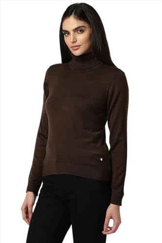 Image of Van Heusen Women's Acrylic Turtle Neck Sweater