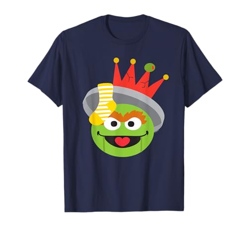 T-shirt de Noël Oscar le Grouch pour éviter le pull qui gratte en fête
