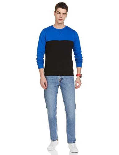 Image of Amazon Brand - Symbol Men Cotton Rich Light Weight Crew Neck Sweatshirt (Regular Fit)