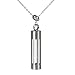 V-Moro Compatible Fitbit Flex 2 Pendant Stainless Steel Jewely Necklace for Fitbit Flex 2 Tracker (Silver)