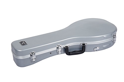 Image of Crossrock, ABS Molded Style Mandolin Hard Shell Case, Sliver (CRA861MASL)