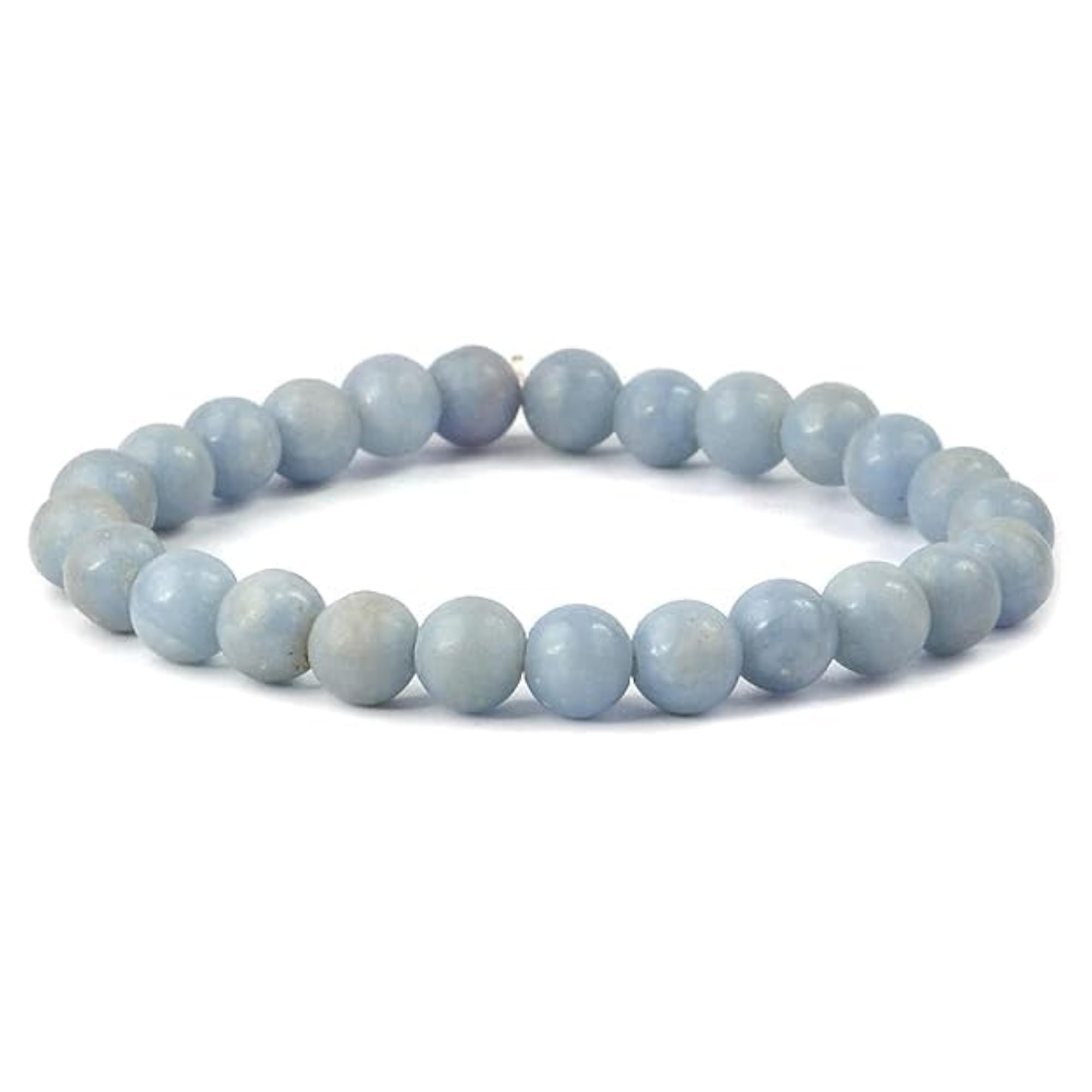 Natural Reiki Feng Shui Sunstone Bracelet, 8mm Beads
