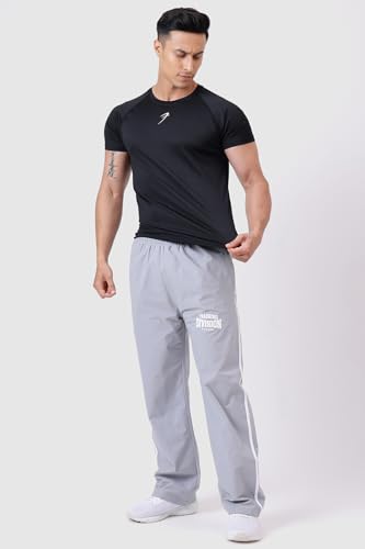 Image of FUAARK Grain Men's Slim Fit Heavyweight Stretchable Raglan Sleeves Gym & Workout Tshirt