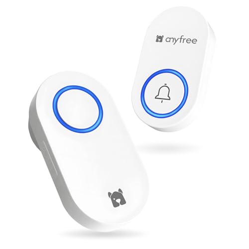 Wireless Doorbell No Battery Needed, Waterproof Door Bell with 600ft Range, 60 Adjustable Chimes, 4 Volume Level Modes f - Detailed View