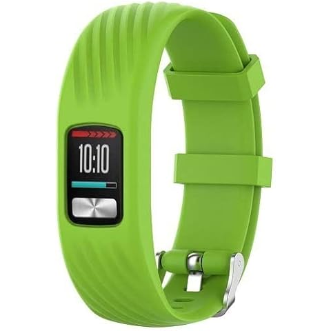 Chainfo Compatible with Garmin Vivofit 4 Watch Strap, Soft Silicone Replacement Watchband (Pattern 8) Cover