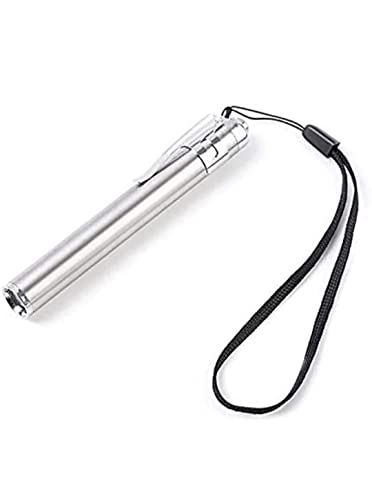 Image of HYZIK Medical Doctor LED Pocket Pen Torch with Knee Hammer for Doctor Use, Neurological Examinations & Clinical Assessments