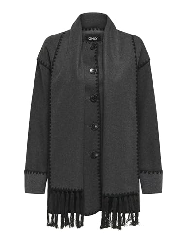 Écharpe manteau OTW ONLY Onlelba Life gris veste mi-saison femme taille XS