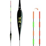 LED Posen Angeln Angelposen Leuchtposen Kann die Farbe ändern, Wenn Fische Anbeißen, Kann Tagsüber Und Nachts Verwendet Werden (Bleiverbrauch 8g)