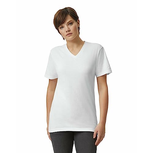 American Apparel Unisex CVC V-Neck T-Shirt, Style G2006CVC, 2-Pack3