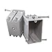 Cantex EZ20SN PVC 1-Gang Residential Outlet Box 2-1/4 Inch x 3-7/8 Inch x 3-1/8 Inch 20 Cubic-Inch EZ Box