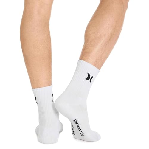 Hurley 6-Pack Sportstyle Half Terry High Quarter Crew Socks3
