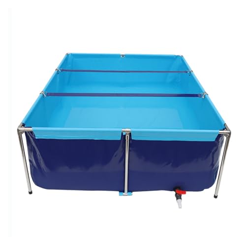 Bassin à poissons en toile PVC durable avec vanne Idea