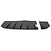 Rear Bumper Lip Diffuser Compatible With 2004-2007 Subaru Impreza | HT Style Black ABS JDM Add on Aftermarket Replacement Parts Rear Splitter by IKON MOTORSPORTS | 2005 2006