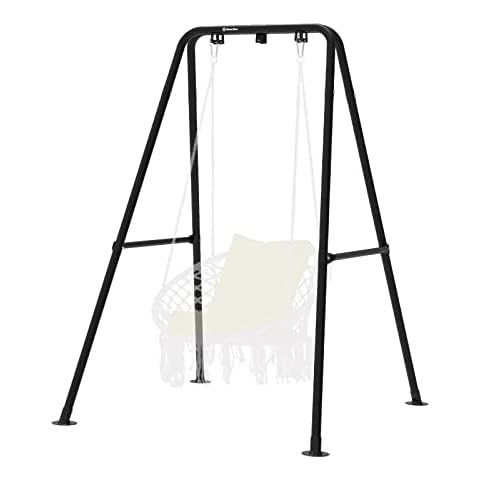 G TALECO GEAR Hammock Stand, Hammock Chair Stand Max Load 330 Pound, Swing Stand,Outdoor or Indoor Hammock Stand (Black) Cover
