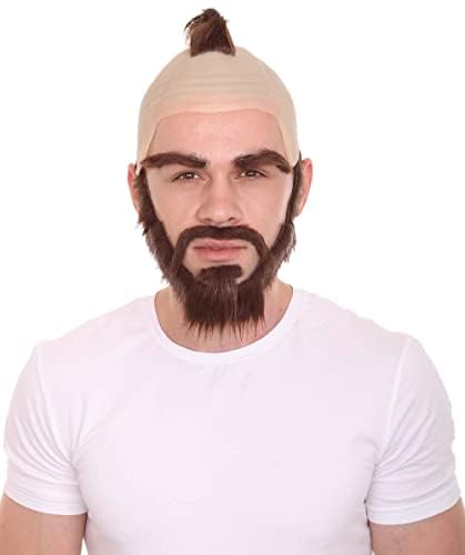 HPO Adult Men's Color Styles Mohawk Punk Rock Spiky Wig