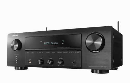 Denon DRA-800H Stereo Receiver und Verstärker, Alexa Kompatibel, 5 HDMI Eingänge, Phono-Eingang...