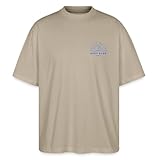 Spreadshirt Die DREI Fragezeichen Vierte Detektivin Rocky Beach Surfclub Oversize Unisex T-Shirt, XXL, Steingrau
