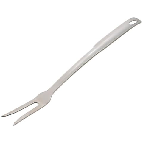 HIC Kitchen 43697 HIC Essential Serving Fork with Long Handle, 18/8 Stainless Steel, 12.5-Inch, Silver Cover