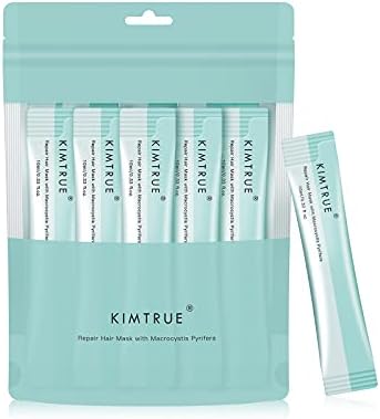 Kimtrue Repair Hair Mask for Damaged and dry hair and Frizzy hair and Color treated hair Deep Conditioner Treatment and Nourishment- 15pcs x 10ml
