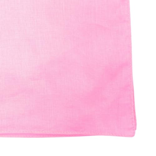Image of MDSTYLE 100% Cotton Solid Color Bandana for Men & Women 22 inch x 22 inch Handkerchief Headband Scarf
