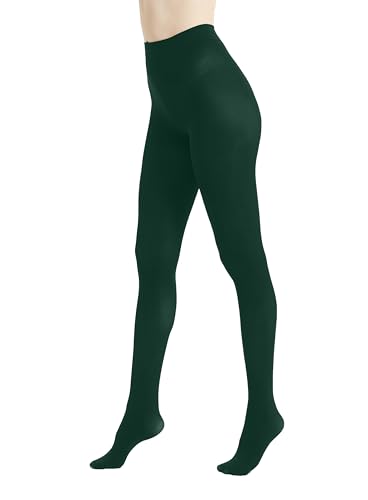 Image of 80D Semi Opaque Tights for Women Stretchable High Waist Womens Stockings Soft Pantyhose with 20+ Colors