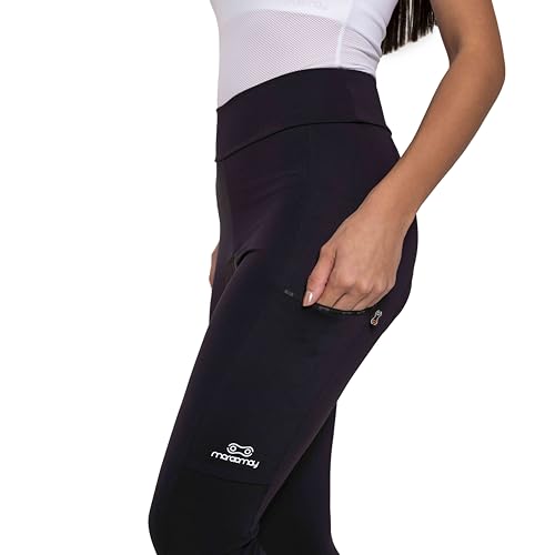 Márcio May Sports Calça de Ciclismo Feminina Marcio Light Bag, Preto