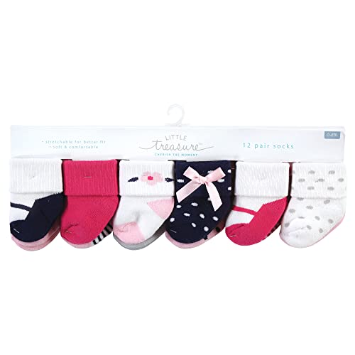 Image of Little Treasure baby-girls Newborn Socks