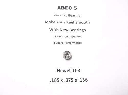 Newell Reel Part P 220-F U-3 ABEC 5 Ceramic Bearing .125 x .375 x .156#19