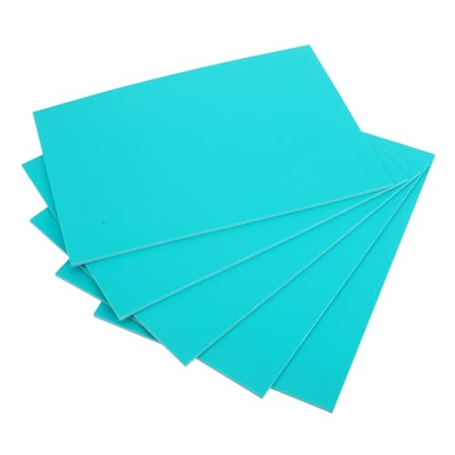 Sewroro Printmaking Carving Plate Set 5pcs Carving Rubber Plates PVC Engraving Board Kids Art Practice Tool