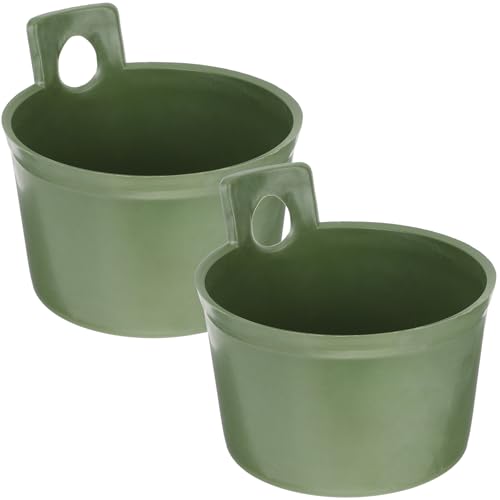 EPIGEIST 2 pezzi Mestolo da Giardino in Plastica Ramaiolo Multifunzionale per Irrigazione e Fertilizzazione Design Pratico e Capiente Facile da Pulire e Usare per Piante e Coltivazioni