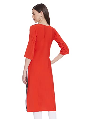 Image of Women's Crepe Regular Kurta