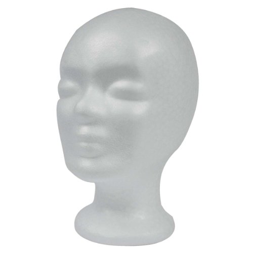 Styroporkopf weiss - Standard - Perückenkopf Cover