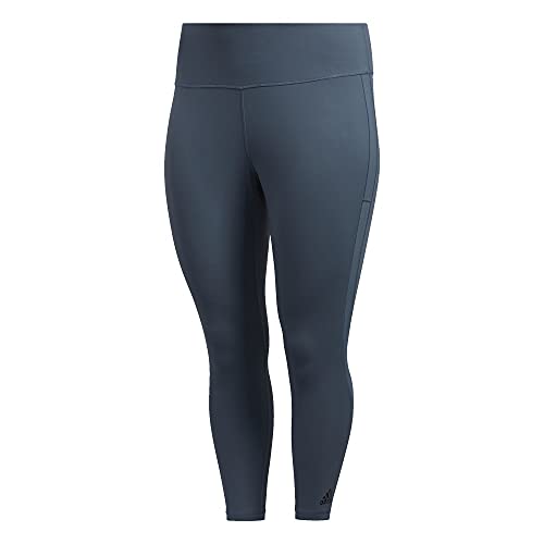 adidas womens Alphaskin 7/8 Tights HEAT.RDY Legacy Blue 4X