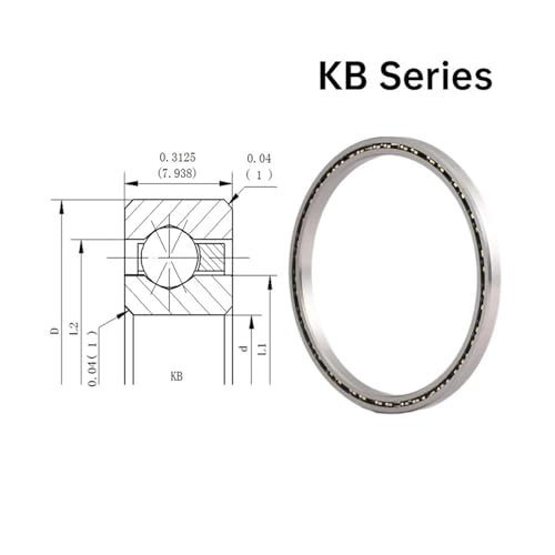 Roulement à section constante KB090 mince pour robotique de précision