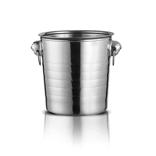 Seau à glace champagne bière et vin grand format 5L en inox
