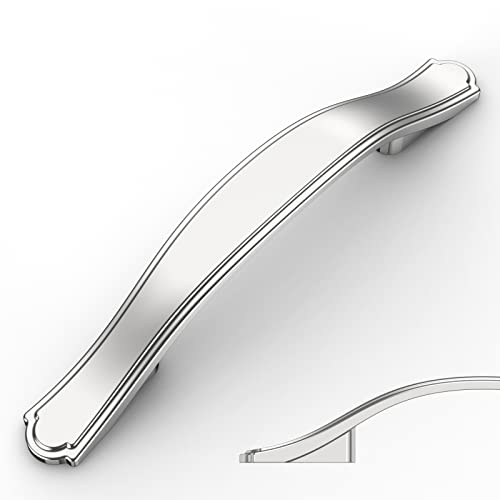 Image of Asidrama 20 Pack 3 Inch(76mm) Polished Chrome Kitchen Cabinet Handles, Cabinet Pulls Kitchen Cabinet Hardware for Cupboard Drawer Pulls