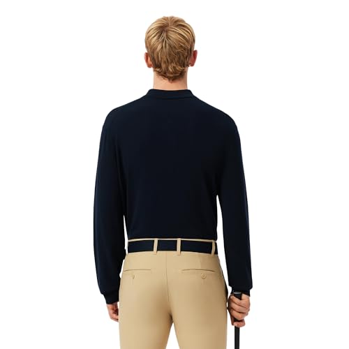 Lacoste Men's Sport Polo Collar Stretch Golf Sweater4