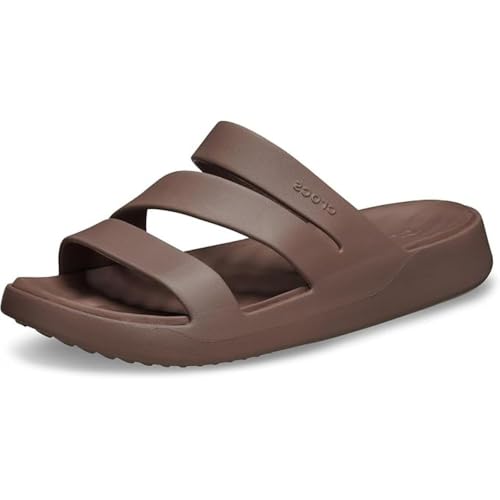 Crocs Femme Getaway Strappy Sandales, Truffle, 37/38 EU