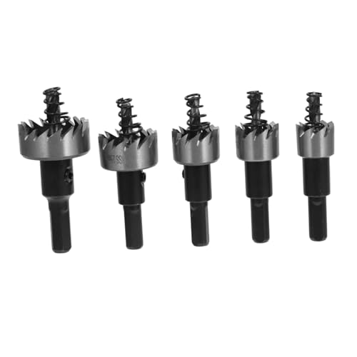 Set de sierras de corona de acero rápido para metal miniatura 1