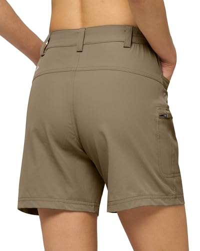 Willit Women's Hiking Golf Shorts Stretch Qucik Dry with Cargo Pockets Water Resistant Outdoor Summer2